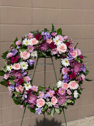 Lavender and Pink Wreath $ 495.00